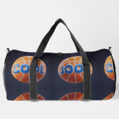 De Sport Black Print Cut Sew Grand Duffin Sac (Verso)