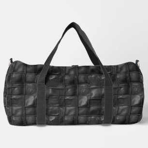 De Sport Black Versatile cuir Look Voyage Duffel sac
