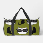 De Sport Chats Cool doux Vert Imprimer Couper Sac à coudre (Recto)