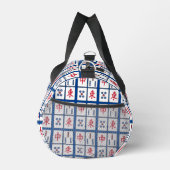 De Sport Mahjong Carreaux Design Duffel Sac (Droite)