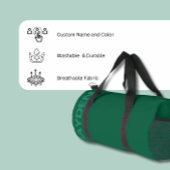 De Sport Nom en gras Gym | Monogramme Sac à double homme & 