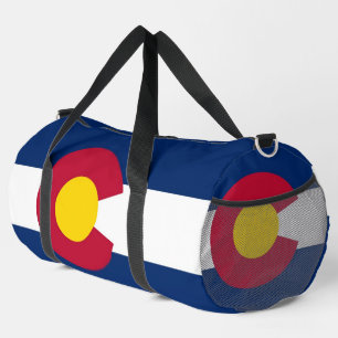 De Sport Print Cut Sac à coudre avec le drapeau du Colorado