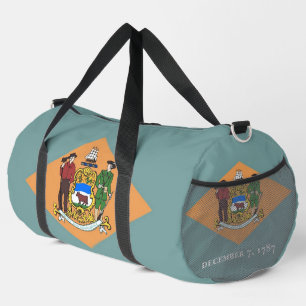 De Sport Print Cut Sac à coudre avec le drapeau du Delaware