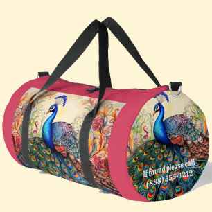 De Sport Rainbow Peacock Grand sac à double