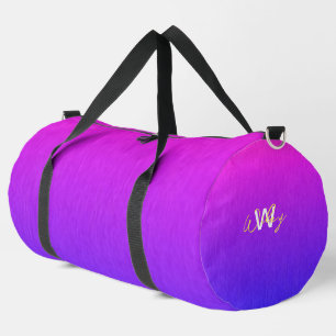 De Sport Sac à carreaux bleu rose minimaliste