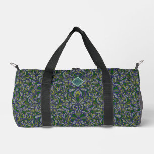 De Sport Sac à coudre Art nouveau vert foncé et à bords