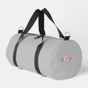 De Sport Sac à coudre gris personnalisé pour impression