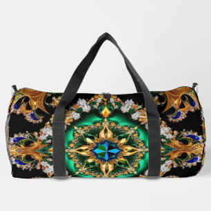 De Sport Sac à coudre imprimé avec les couleurs du Brésil