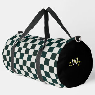 De Sport Sac à double blanc noir personnalisé