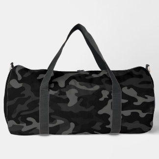 De Sport Sac à double camouflage noir