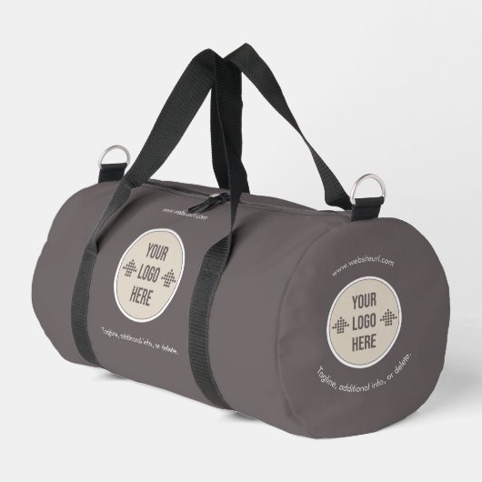 De Sport Sac à double pour entreprise sur mesure minimum (Coin gauche)
