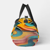 De Sport Sac à duffel orange cool avec texte modifiable (Droite)