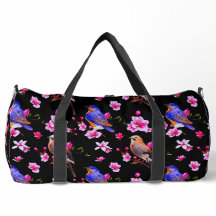 Sac à gros duffel pour les oiseaux et les fleurs