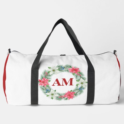 De Sport Sac à monogramme floral modifiable - Initiale pers (Recto)