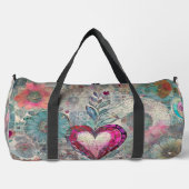 De Sport Sac Abstrait à double coeur rose (Recto)