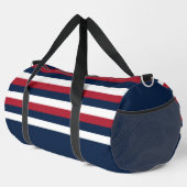 De Sport Sac double à rayures rouge, blanc et bleu (Coin droit)