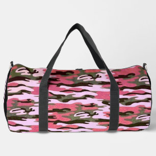 De Sport Sac double en camouflage rose