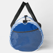 De Sport Sac Duffel - Bleu Grilles Traversées Diagonalement (Droite)