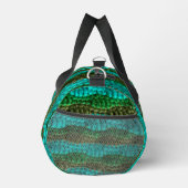 De Sport Sac Duffel - Motif Wave en Verts (Droite)