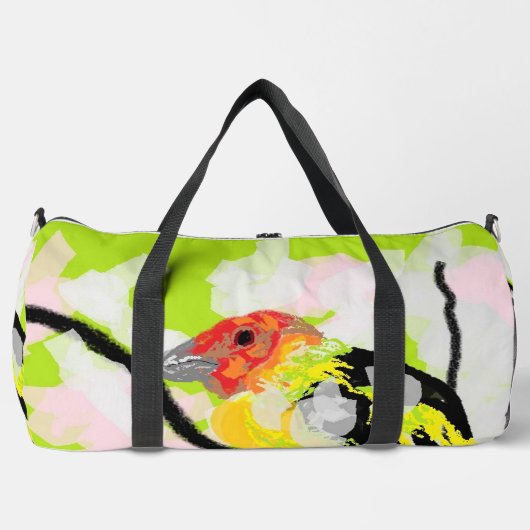 De Sport Sac Duffel : Tanagers Oiseau nord-américain (Recto)