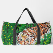 De Sport Sac Duffel : Tigre En Course (Recto)
