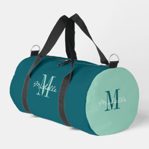 De Sport Sac fourre-tout sarcelle personnalisé avec monogra