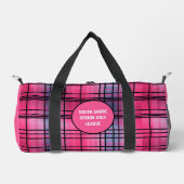 De Sport Sac "Hor Rose" Plaid Duffel (Recto)