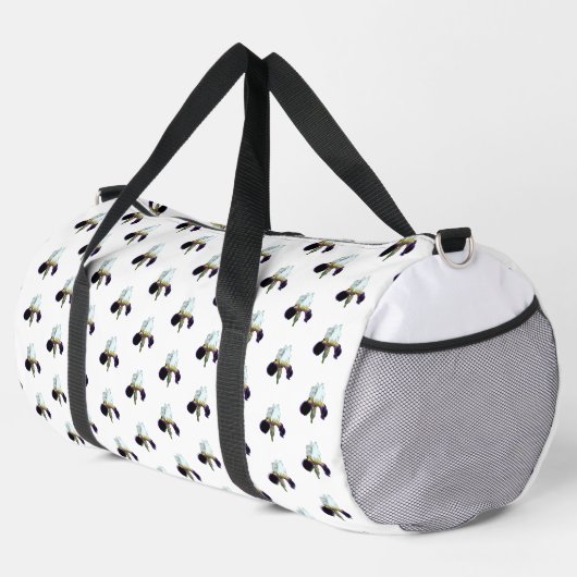 De Sport Sac Iris Violet et Blanc Duffel Bat (Coin droit)