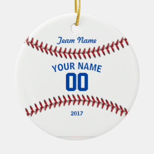 De Sport van het Honkbal van het team Keramisch Ornament