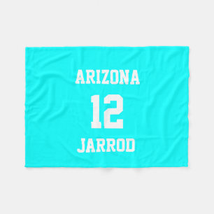 De sporten Jersey Gepersonaliseerd Elektrische Fleece Deken