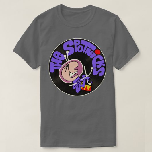 De Spotnicks 60s Zweedse instrumentale rockmuziek T-shirt (Design voorkant)