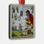 De springstang, John Bull... Metalen Ornament (Rechts)