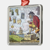 De springstang, John Bull... Metalen Ornament (Links)