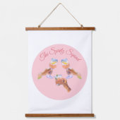 De Spritz Squad | Bachelorette Party Bruidsmeisjes Hangend Wandkleed (Voorkant)