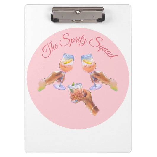 De Spritz Squad | Bruidsfeest Bruidssquad Klembord (Voorkant)