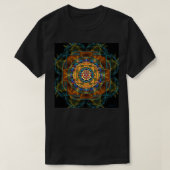 De Sri Yantra Sacred Geometry T-shirt (Design voorkant)