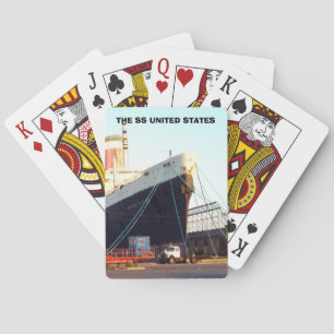 De SS United States Ocean Liner Pokerkaarten