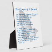 De St Francis Prayer Fotoplaat (Zijkant)