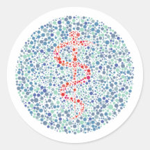 De staaf van de Asclepius Ishihara-test