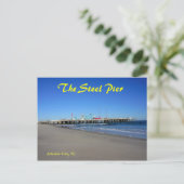 De staalpier in Atlantic City Briefkaart (Staand voorkant)
