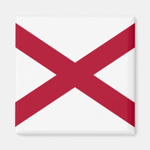 De staat Alabama vlag Magneet