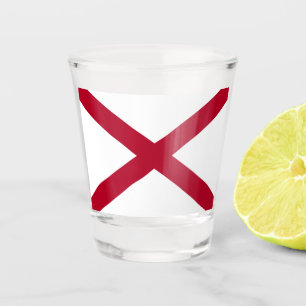 De staat Alabama vlag Shot Glas