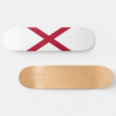 De staat Alabama vlag Skateboard (Horizontaal)