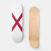 De staat Alabama vlag Skateboard (Voorkant)