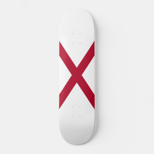 De staat Alabama vlag Skateboard