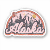 De staat Alaska Sticker (Voorkant)