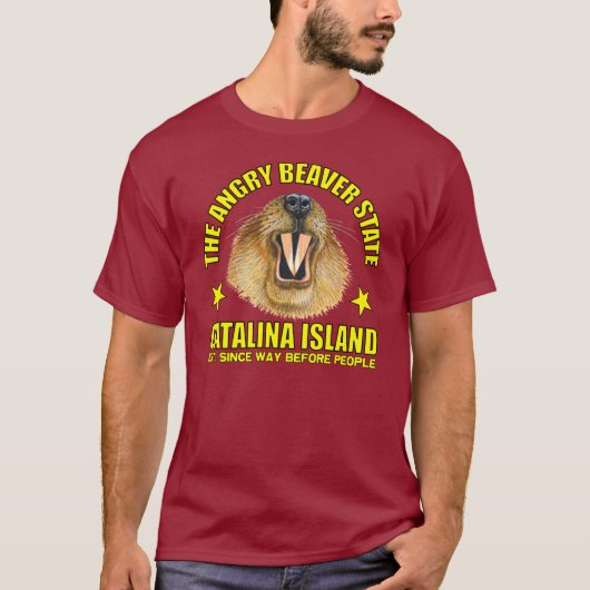 De staat Angry Beaver T-shirt (Voorkant)