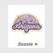 De staat Arizona Sticker (Vel)