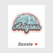 De staat Arizona Sticker (Vel)