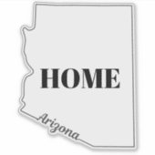 De staat Arizona Sticker (Voorkant)